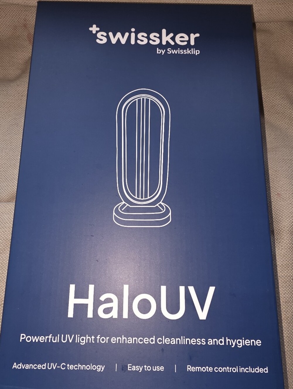 Swissker HaloUV UV-C Light Home Disinfection Device NEW